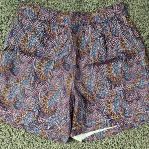 JCrew Liberty Paisley Shorts With Pockets, size Extra Small XS